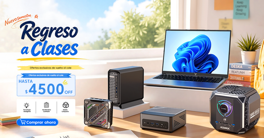 Ofertas Regreso a Clases 2026 | Hasta 48% de descuento en Mini PC y Laptops con IA ACEMAGIC