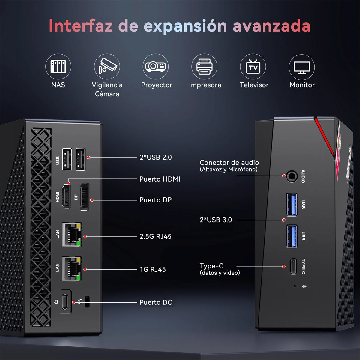 ACEMAGIC AM06 Pro AMD Ryzen 7 7730U Mini PC