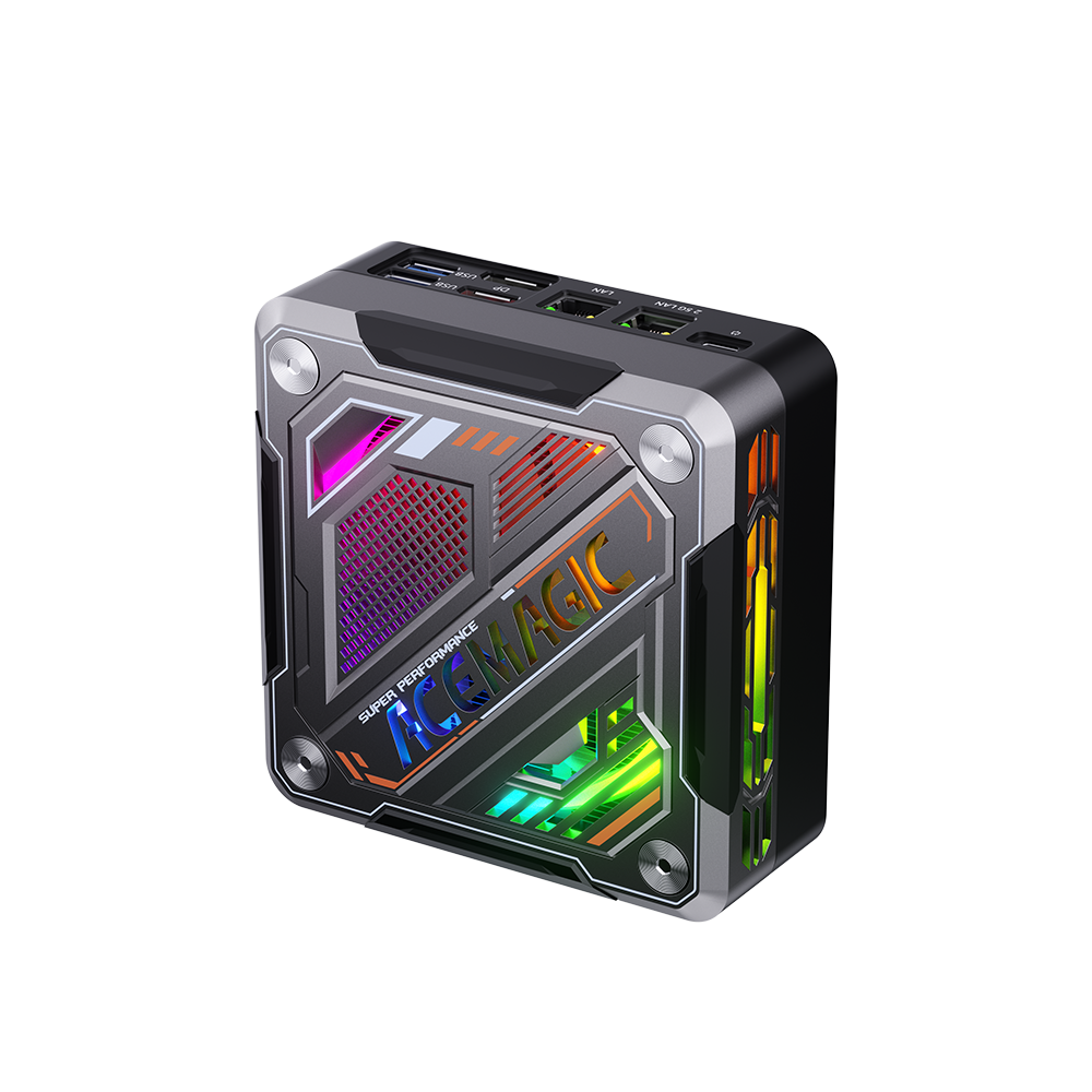 ACEMAGIC AM18 Mini PC con AMD Ryzen 5 7640HS, doble 2.5 GbE, USB4 y OCuLink
