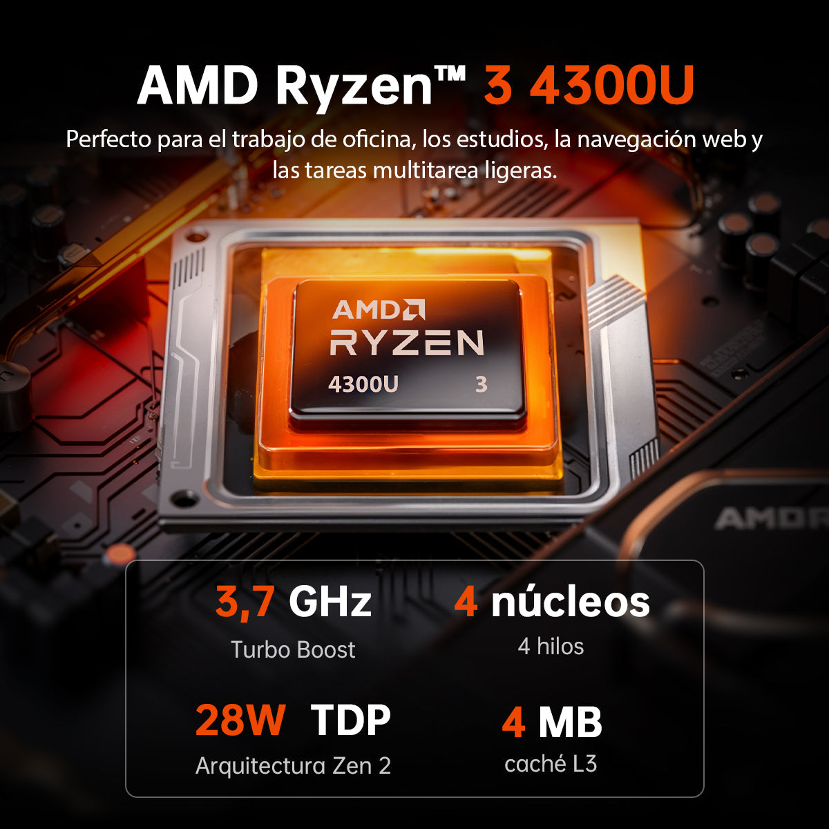 ACEMAGIC K1 AMD Ryzen™3 3300U/4300U Mini PC