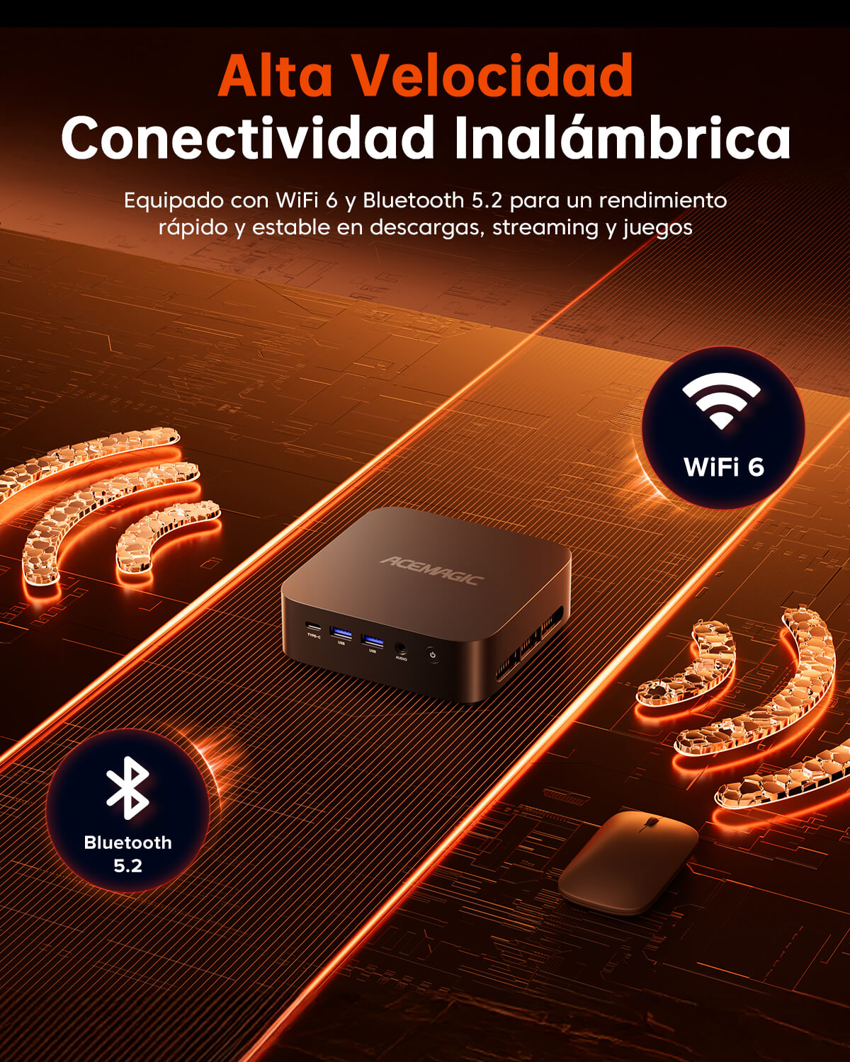 ACEMAGIC K1 AMD Ryzen™ 5 7430U/7 5825U/Ryzen Embedded R2544 Mini PC