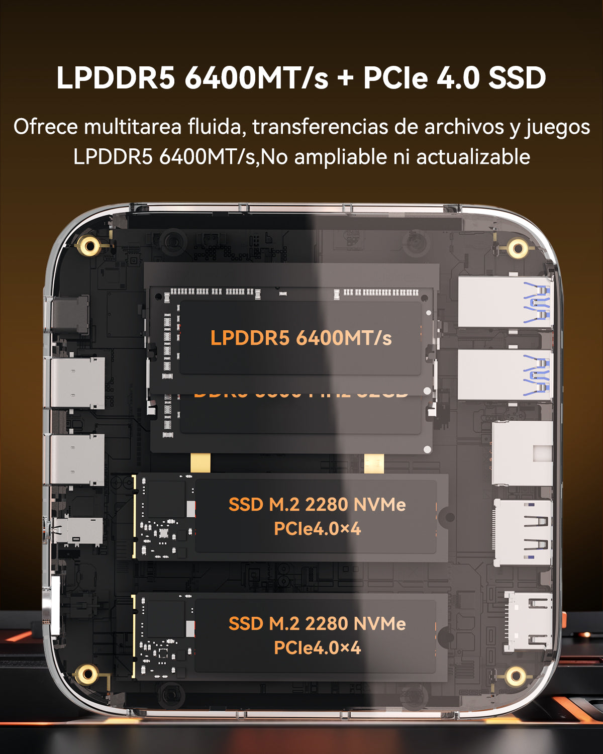 ACEMAGIC W1 AMD Ryzen 7 H 255 Mini PC